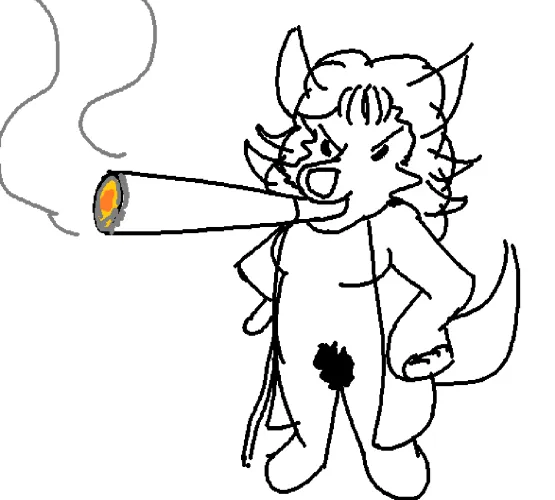 Fig with a huge blunt