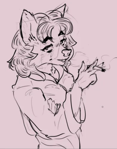 Fig having a smoko